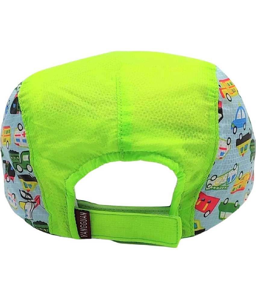 Zacharias Baby Boy's & Girl's Kids Beret Golf Polyester Cap (06-24 Months) Smile-Bouncy-Green