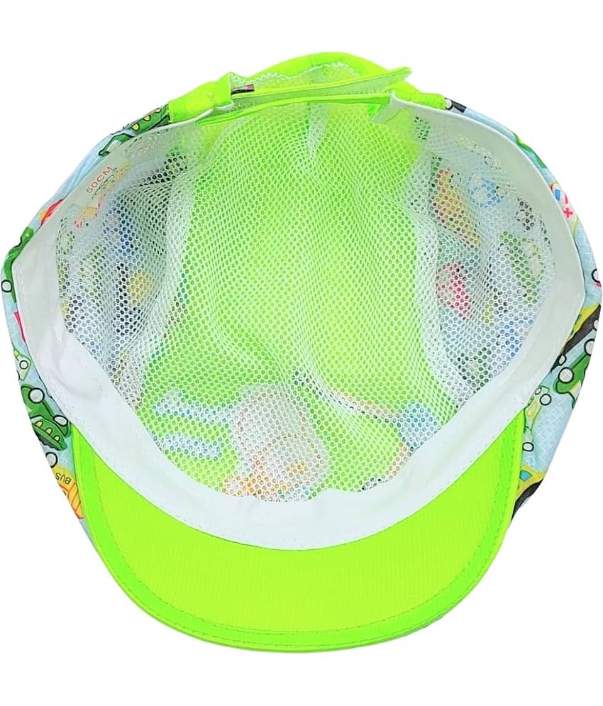 Zacharias Baby Boy's & Girl's Kids Beret Golf Polyester Cap (06-24 Months) Smile-Bouncy-Green