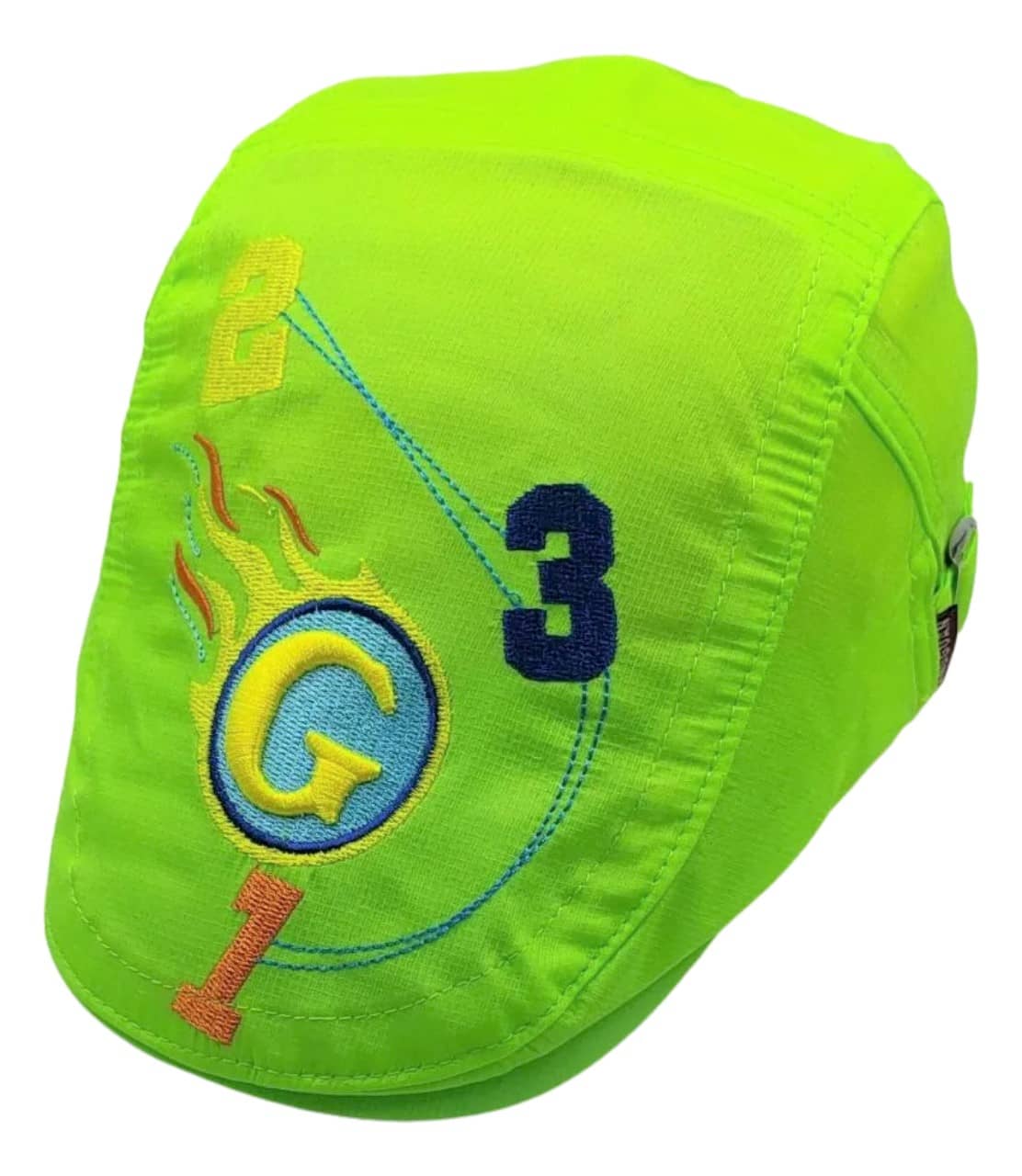 Zacharias Boy's & Girl's Kids Beret Golf Polyester Cap Green (2-6 Years) G-123