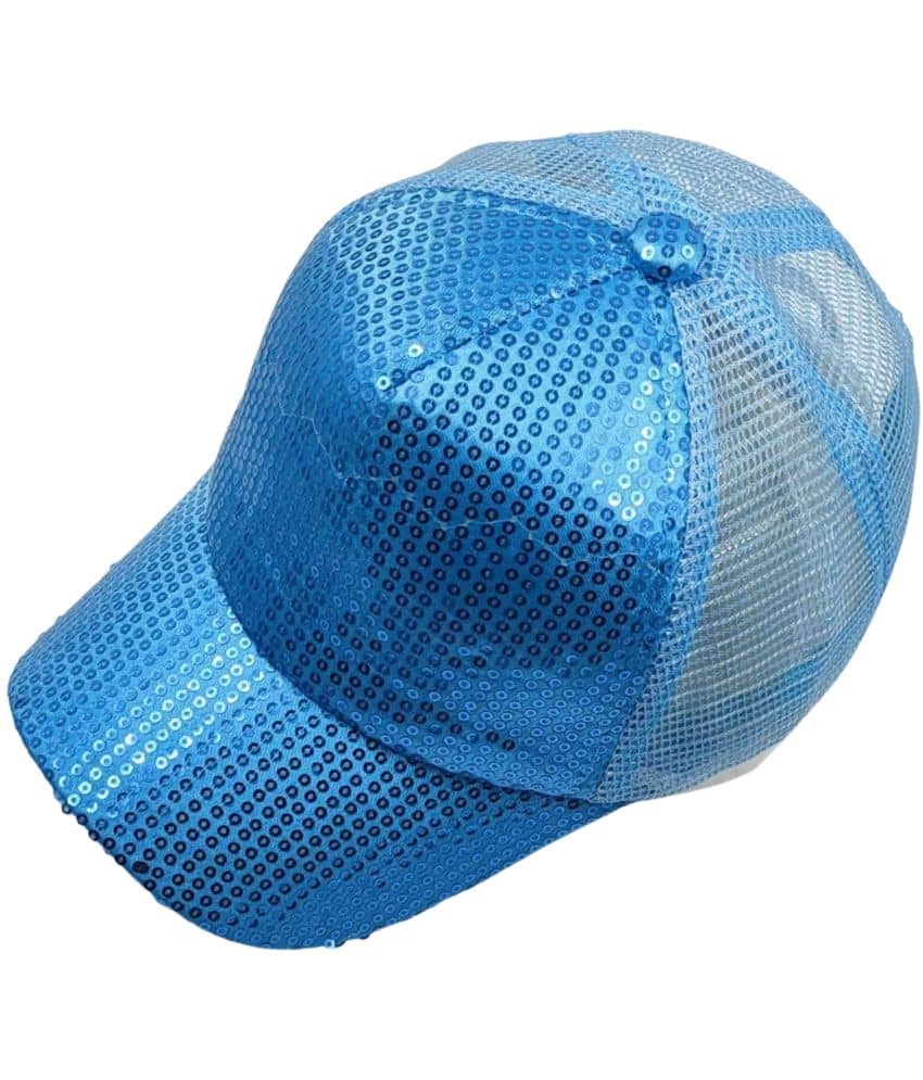 Zacharias Boy's & Girl's Kids Half Net Cap kc-18 Blue (1-4 Years) (Pack of 1)