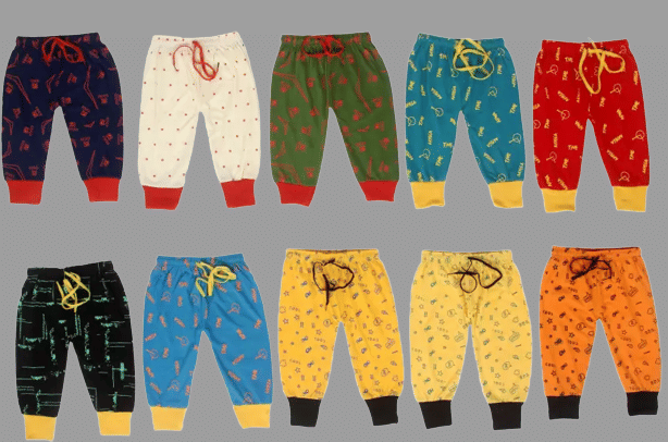 ALUXDON Pack of 10 Boys Cotton Trackpant ( Multicolor ) - Track Pants | Buy online on ZillyBuy
