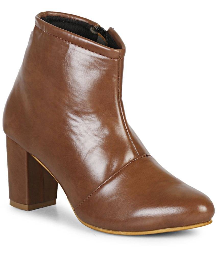     			Saheb - Brown Women's Ankle Length Boots