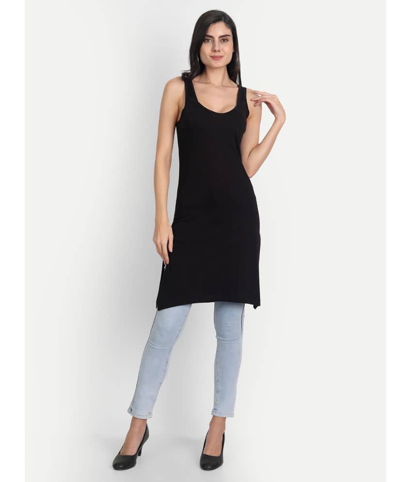 AIMLY Cotton Tanks - Black Single