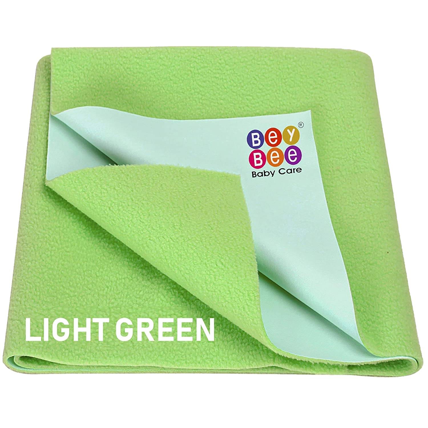     			Beybee - Green Laminated Bed Protector Sheet ( Pack of 1 )