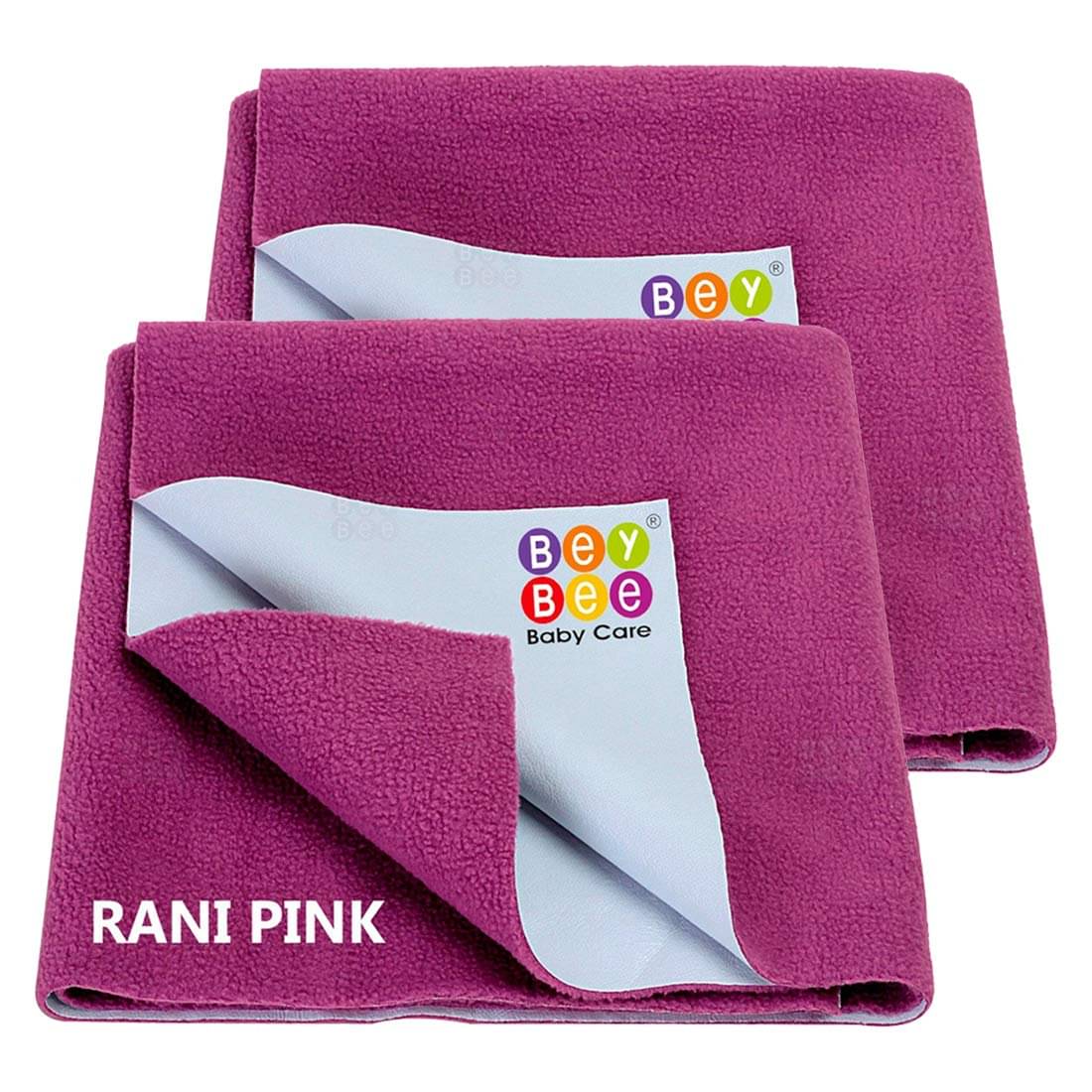 Beybee - Magenta Laminated Bed Protector Sheet ( Pack of 2 ) Beybee - Magenta Laminated Bed Protector Sheet ( Pack of 2 )