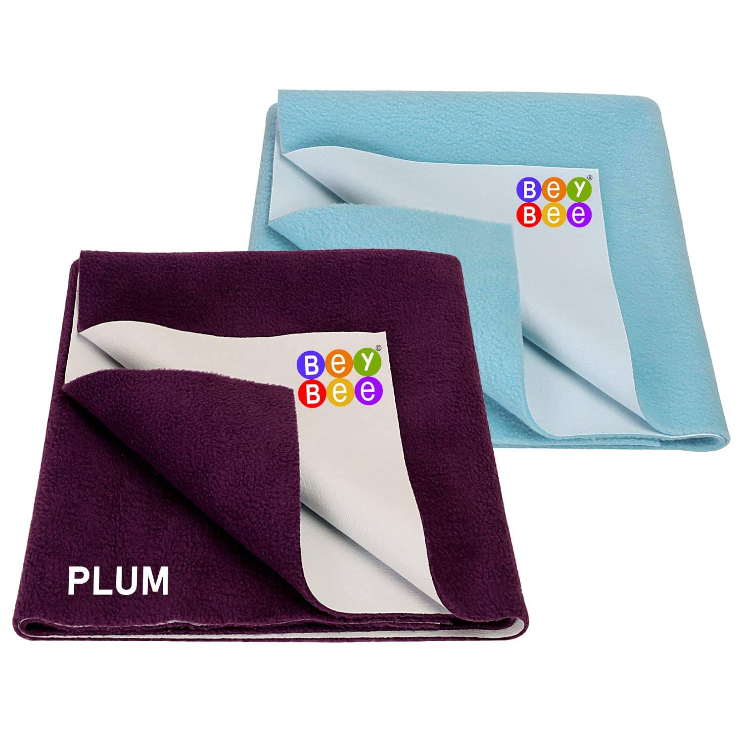     			Beybee - Multi-Colour Laminated Bed Protector Sheet ( Pack of 2 )