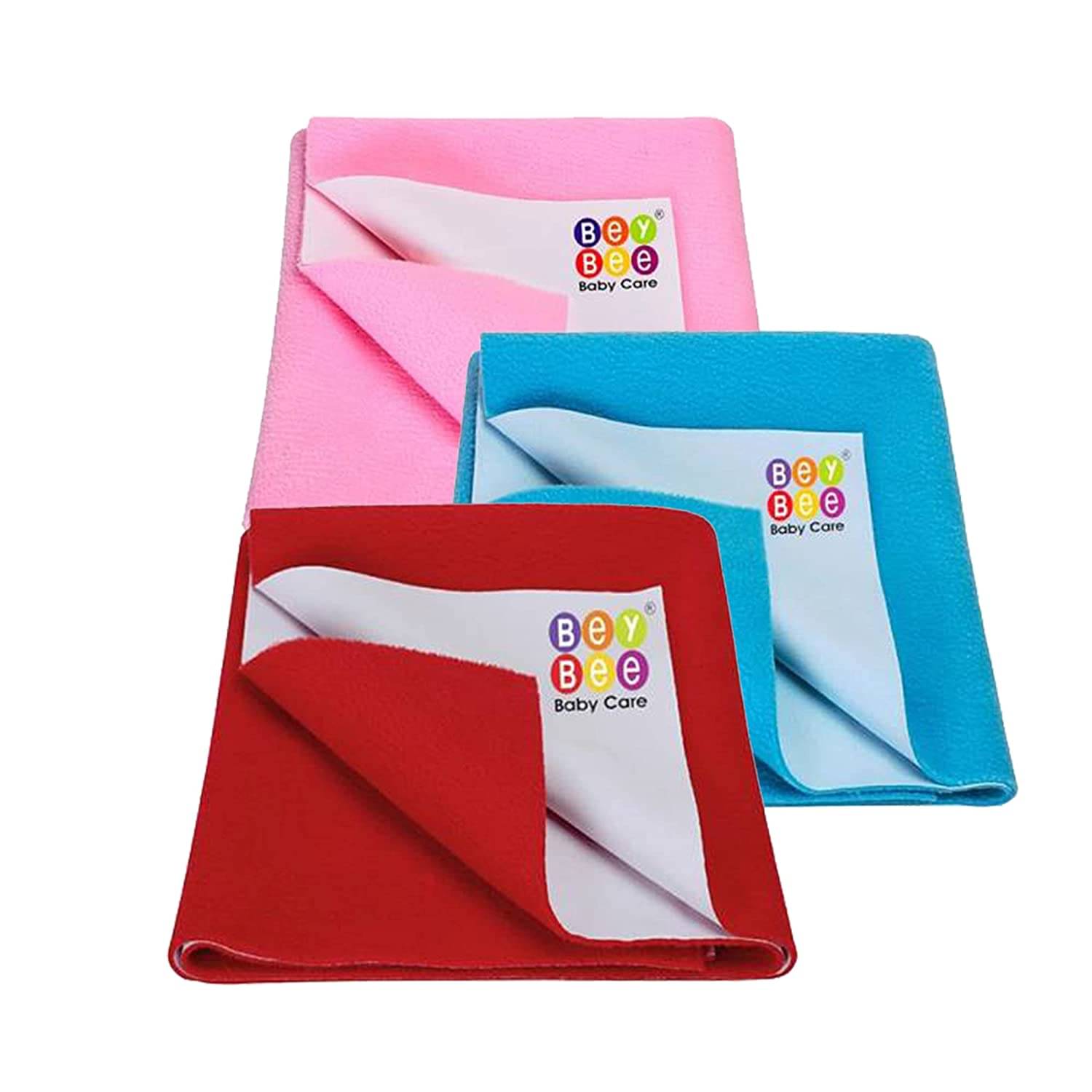 Beybee - Multi-Colour Laminated Bed Protector Sheet ( Pack of 3 ) Beybee - Multi-Colour Laminated Bed Protector Sheet ( Pack of 3 )