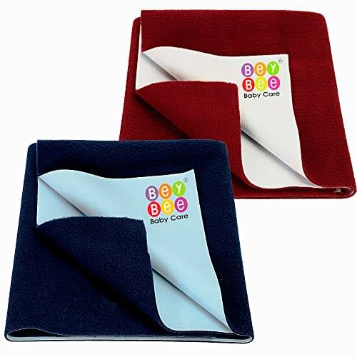 Beybee - Multi-Colour Laminated Bed Protector Sheet ( Pack of 2 ) Beybee - Multi-Colour Laminated Bed Protector Sheet ( Pack of 2 )