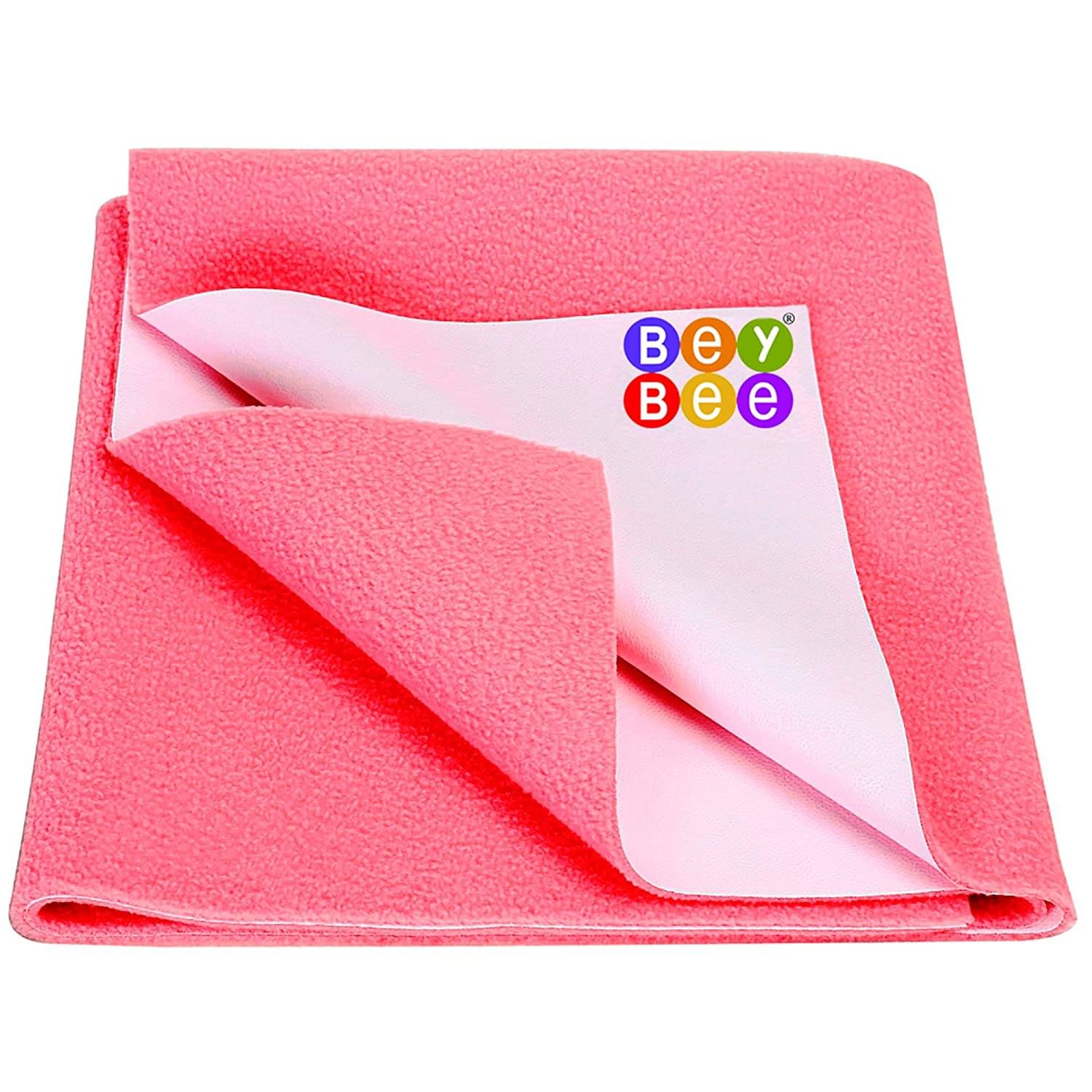 Beybee - Pink Laminated Bed Protector Sheet ( Pack of 1 ) Beybee - Pink Laminated Bed Protector Sheet ( Pack of 1 )