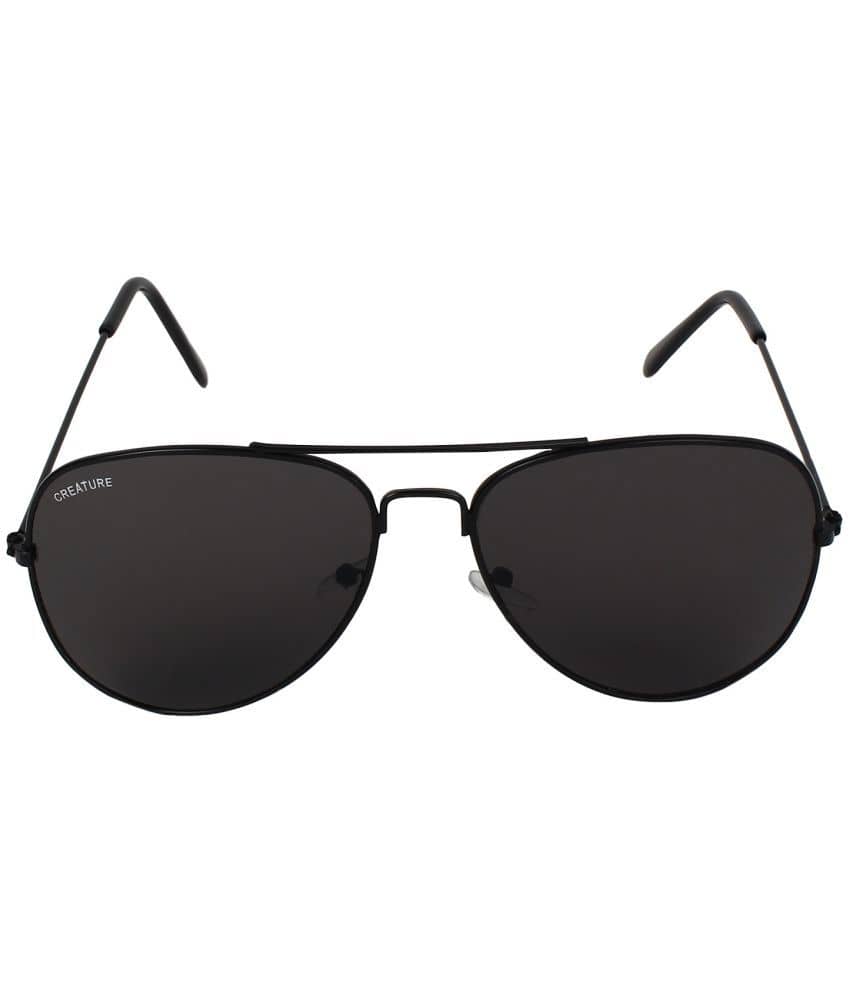 Creature - Black Round Sunglasses ( Pack of 1 ) - Sunglasses | Buy online on ZillyBuy