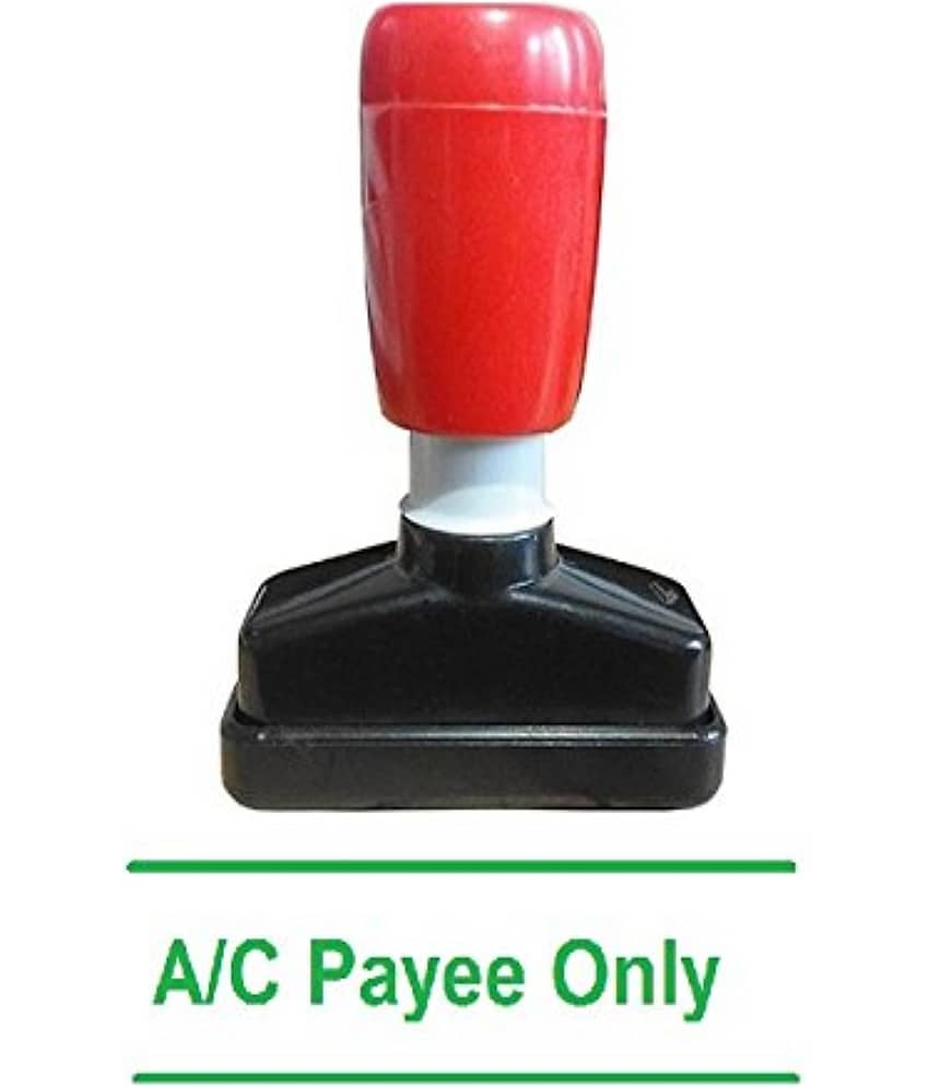 Dey 's Stationery Store A/c Payee Only Pre-Inked Rubber Stamp Office Stationary Message - A/c Payee Only( Green Pack of 1 ) - Stationery | Buy online on ZillyBuy