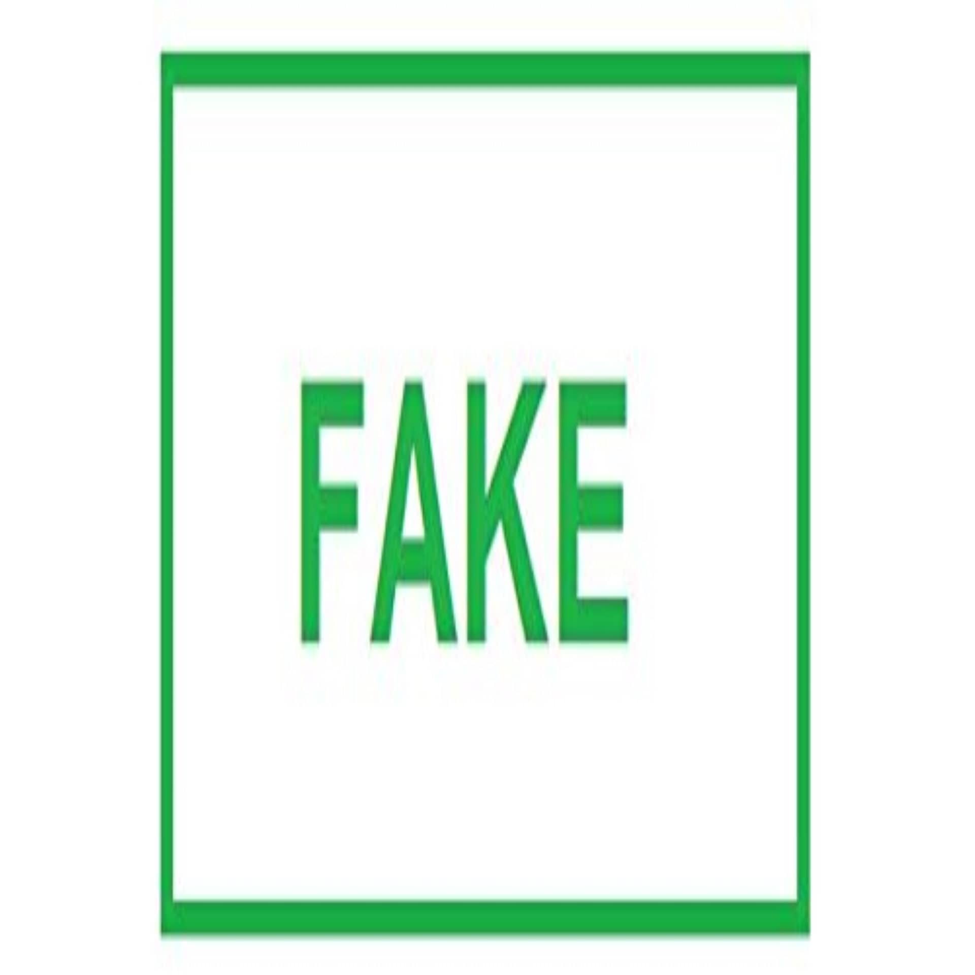 Dey 's Stationery Store Fake Pre-Inked Rubber Stamp Office Stationary Message - Fake( Green Pack of1 )