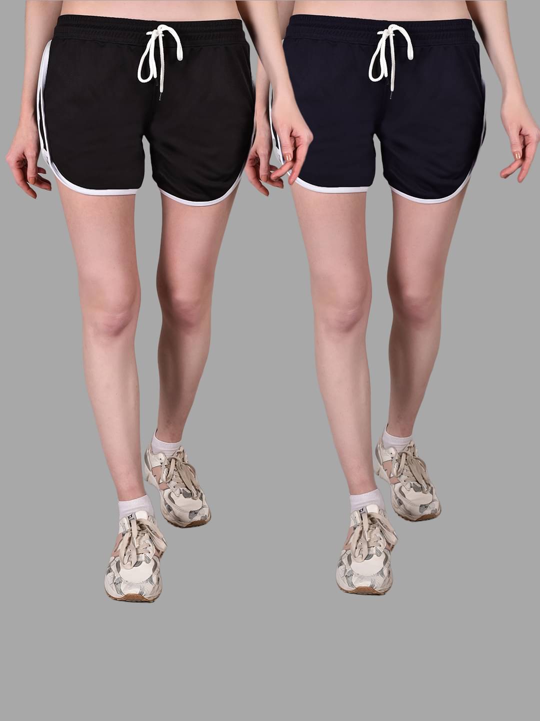 Fabric Falcon Multi Polyester Lycra Solid Shorts - Single Fabric Falcon Multi Polyester Lycra Solid Shorts - Single