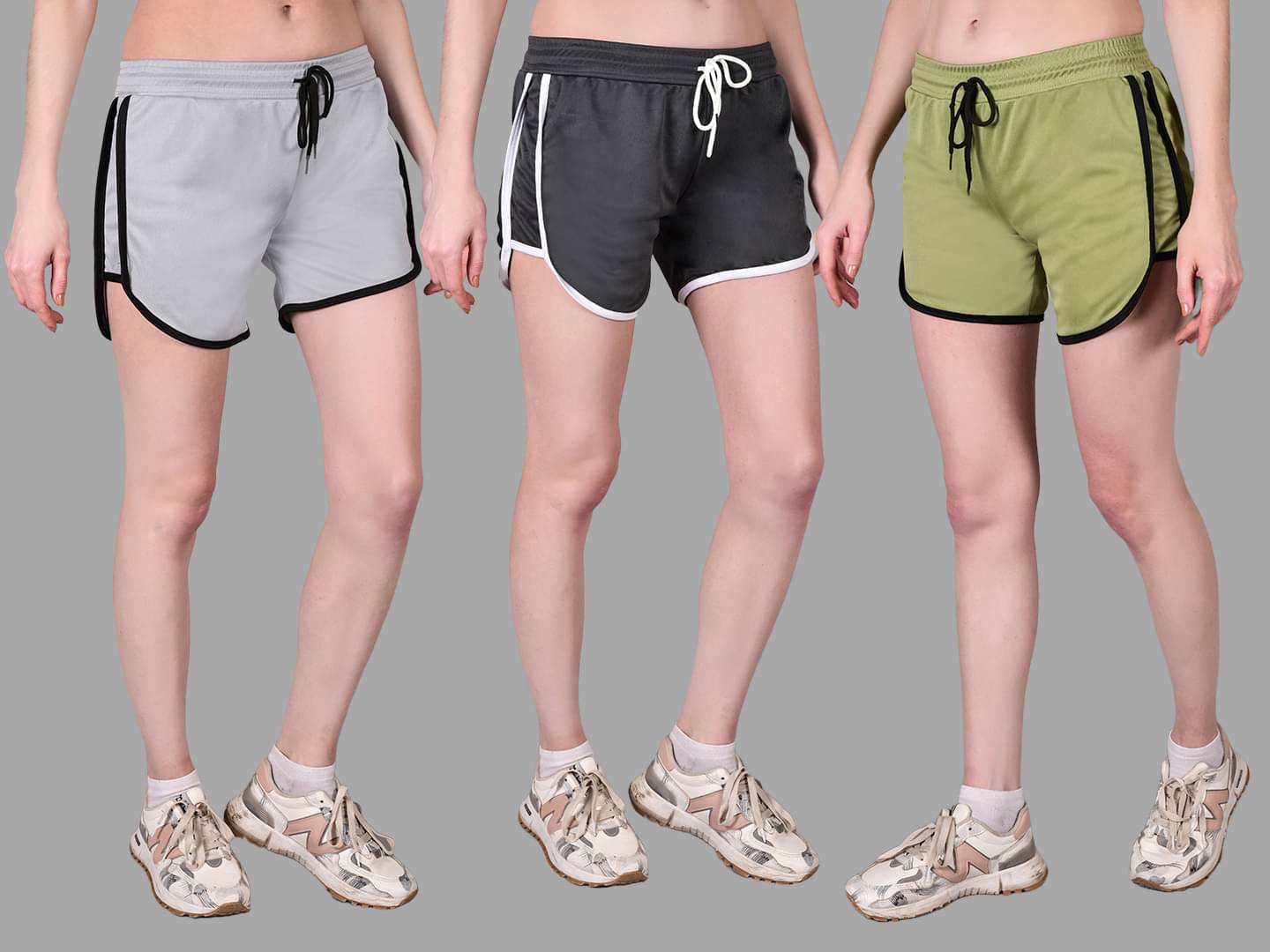 Fabric Falcon Multi Polyester Lycra Solid Shorts - Single Fabric Falcon Multi Polyester Lycra Solid Shorts - Single