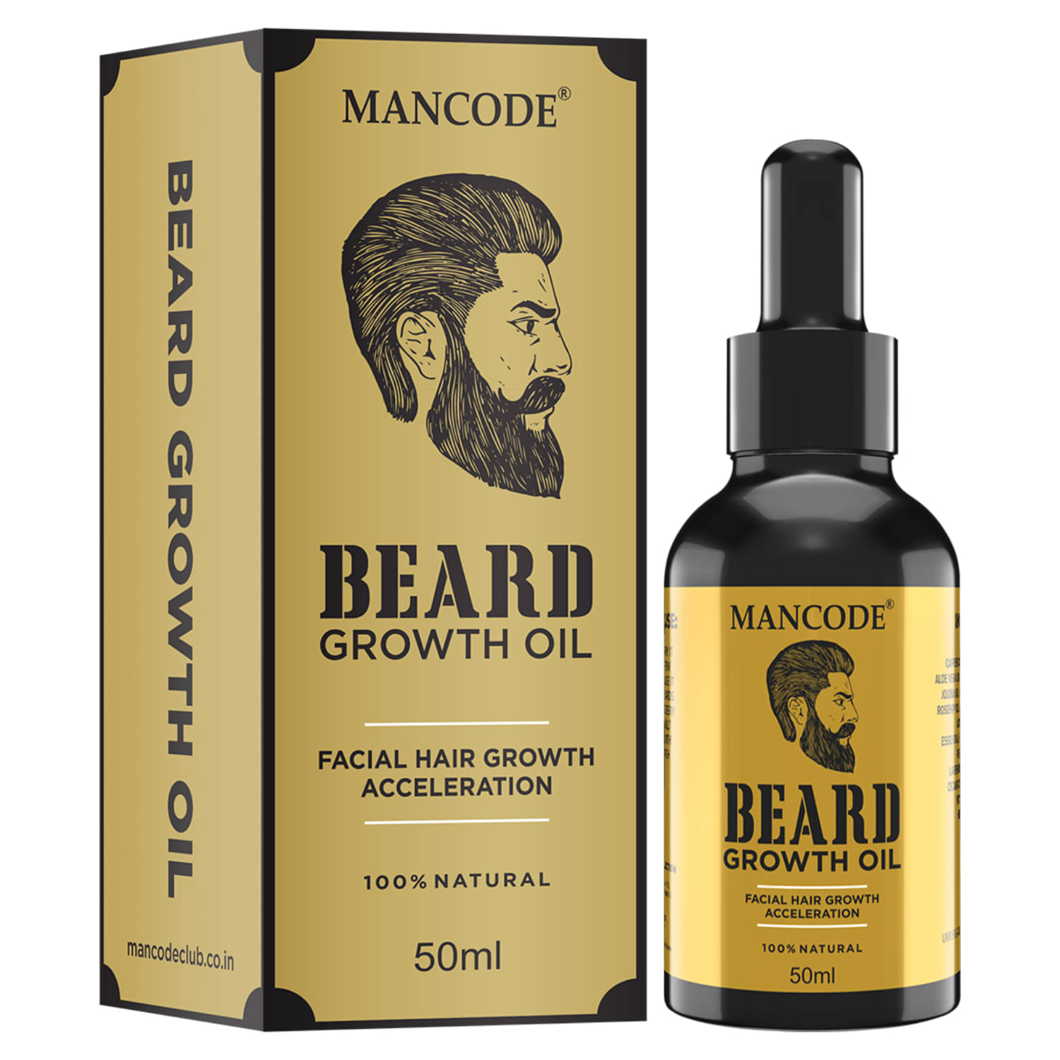 Mancode Beard Growth Oil for Men , Enriched with Natural Herbs , Fast Beard growth Oil, 50 ml (Pack of 1) Mancode Beard Growth Oil for Men , Enriched with Natural Herbs , Fast Beard growth Oil, 50 ml (Pack of 1)