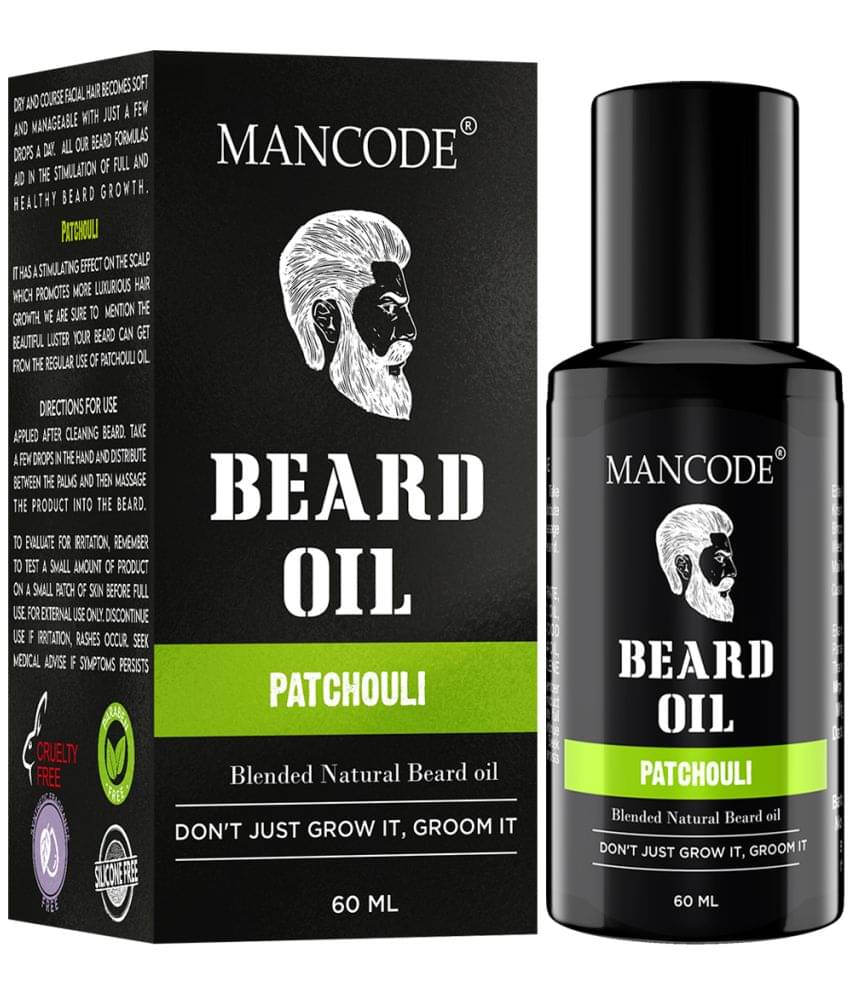 Mancode Beard Growth Oil for Men with Patchouli Natural Oils, 60 ml (Pack of 1) Mancode Beard Growth Oil for Men with Patchouli Natural Oils, 60 ml (Pack of 1)