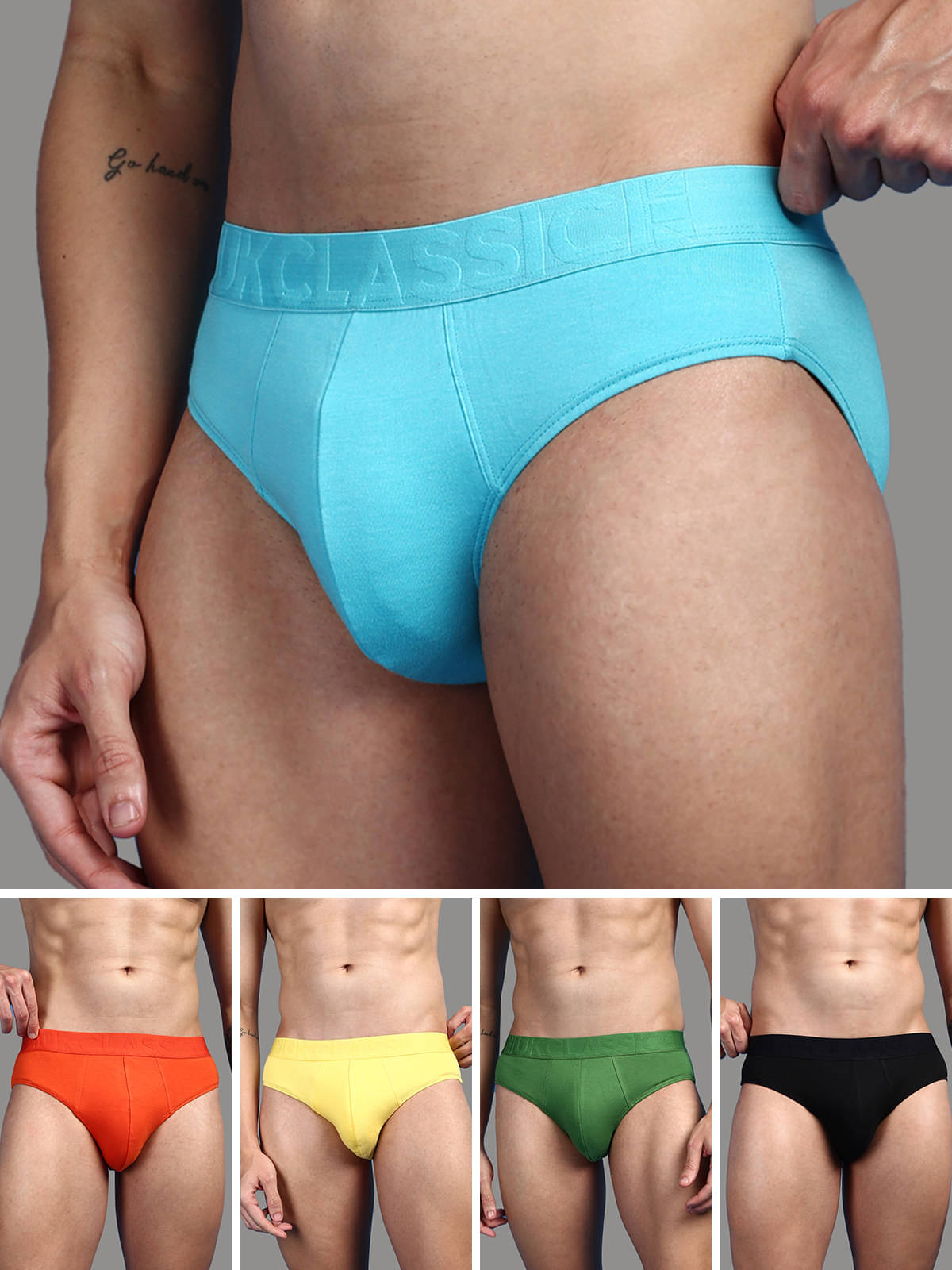     			ONN Pack of 5 Cotton Men's Briefs ( Multicolor )