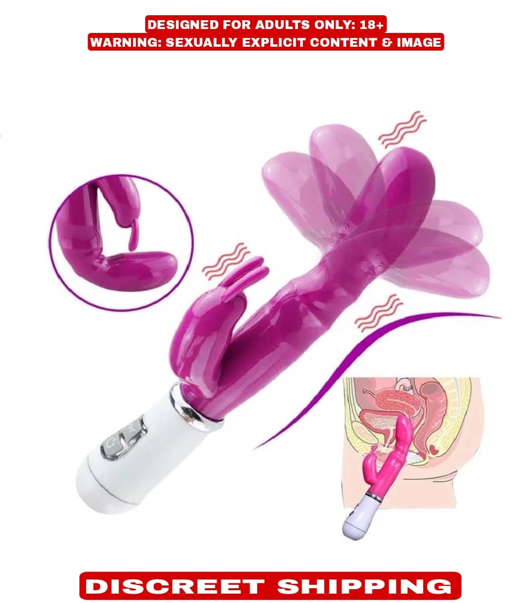 Pretty Love G Spot Penis Shape Vibrating  Rabbit Vibrator (RANDOM COLOUR) By Kamahouse