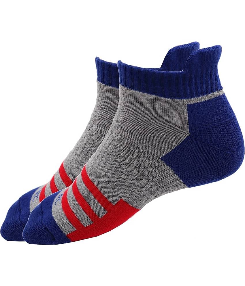 RC. ROYAL CLASS - Cotton Men's Striped Multicolor Ankle Length Socks ( Pack of 3 )
