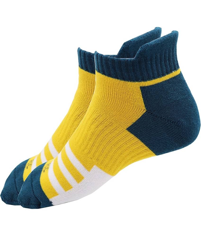 RC. ROYAL CLASS - Cotton Men's Striped Multicolor Ankle Length Socks ( Pack of 3 )