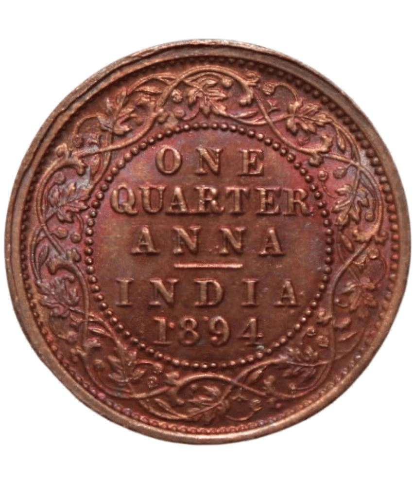 newWay - 1 Quarter Anna (1894) Victoria Empress 1 Numismatic Coins newWay - 1 Quarter Anna (1894) Victoria Empress 1 Numismatic Coins