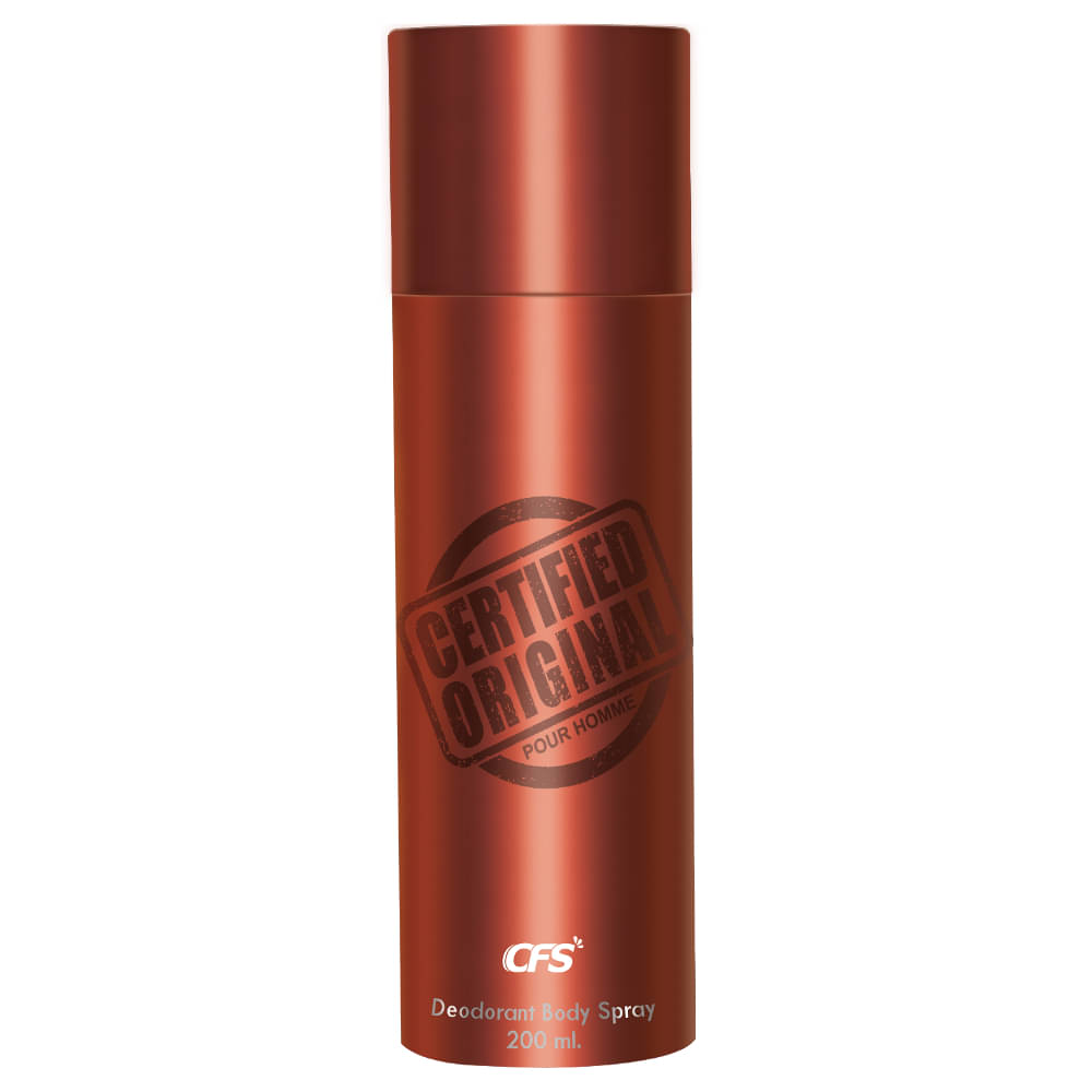     			CFS - CERTIFIED ORIGINAL BROWN Deodorant Spray for Unisex 200 ml ( Pack of 1 )