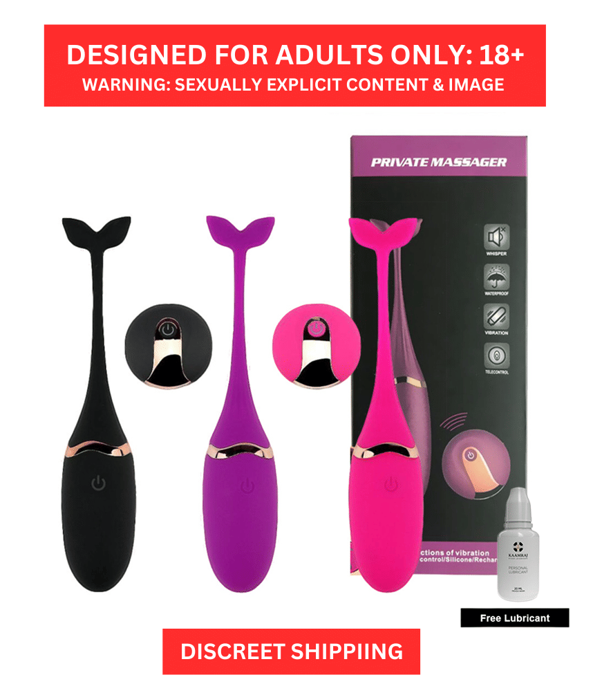     			Fishy Fling- Delicate Desires USB Charging fish Vibrating Egg for Women's by naughty Nights + Free Kaamraj Lube