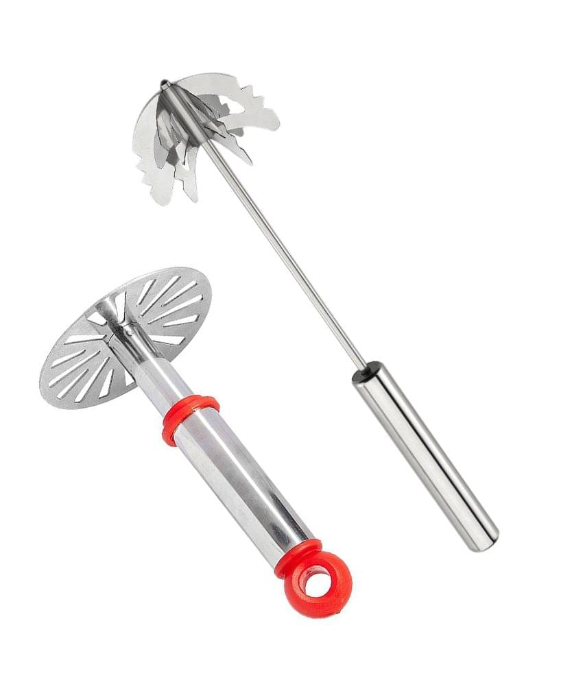     			iview kitchenware Manual Stainless Steel Hand Blender and Potato Masher(Combo)