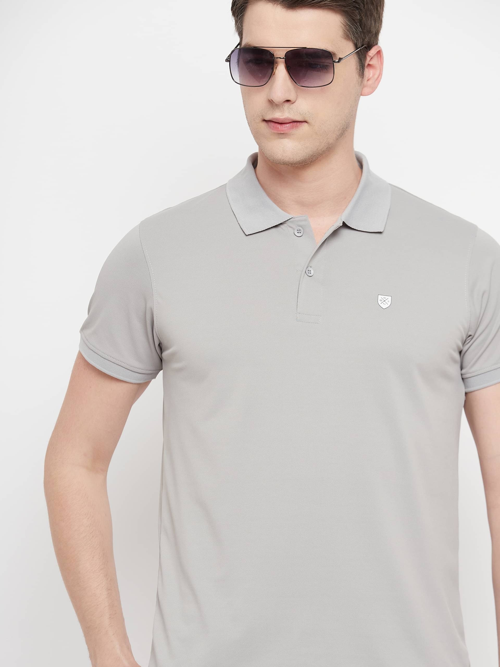 OGEN Pack of 1 Cotton Blend Regular Fit Solid Half Sleeves Men's Polo T Shirt ( Grey ) OGEN Pack of 1 Cotton Blend Regular Fit Solid Half Sleeves Men's Polo T Shirt ( Grey )