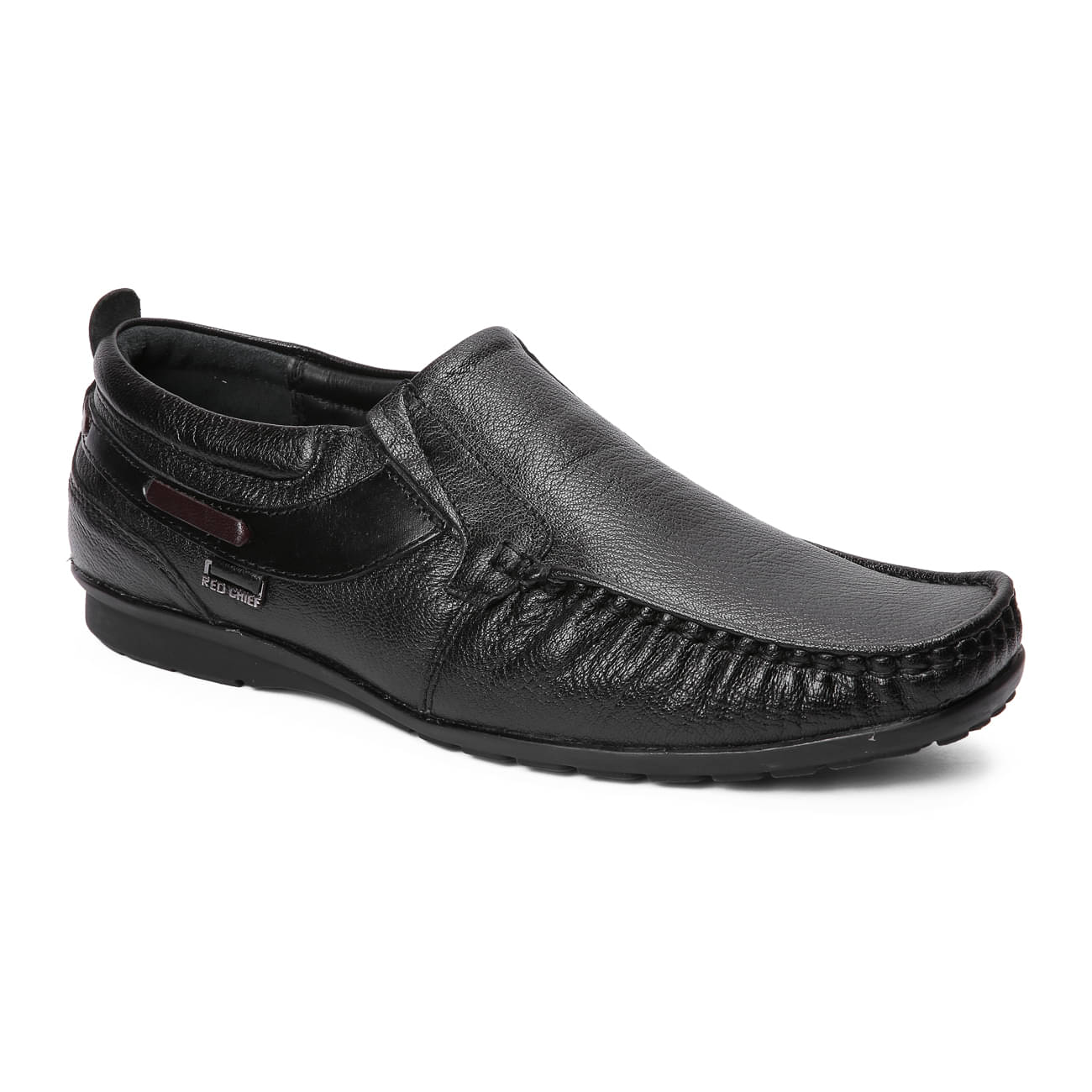     			Red Chief - Black Men's Slip on