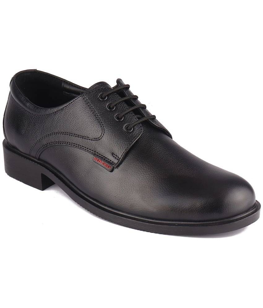     			Red Chief Black Men's Derby Formal Shoes