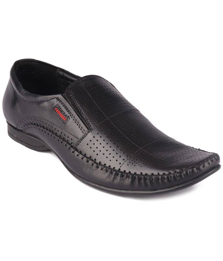     			Red Chief - Black Men's Slip On Formal Shoes