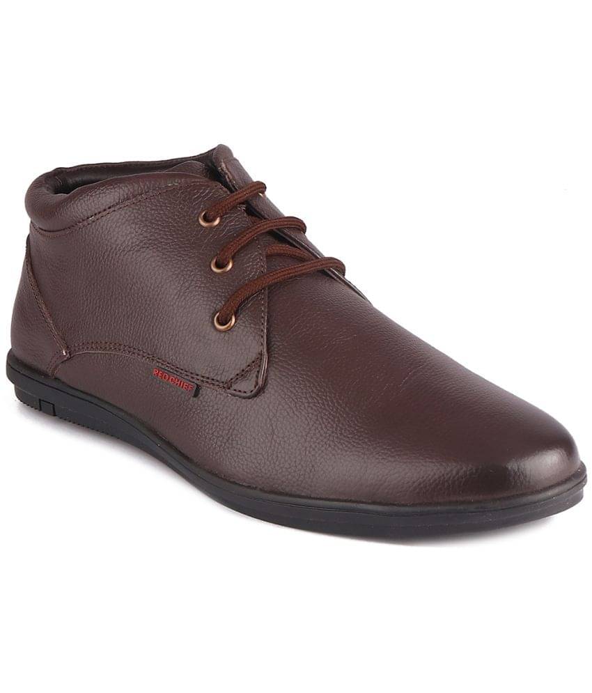 Red Chief Brown Men's Derby Formal Shoes     			Red Chief Brown Men's Derby Formal Shoes