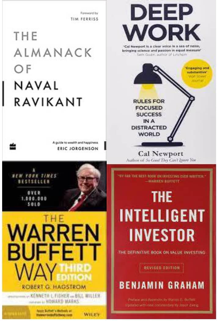 The Almanack Of Naval Ravikant + The Subtle Art + The warren buffett way + The Intelligent Investor The Almanack Of Naval Ravikant + The Subtle Art + The warren buffett way + The Intelligent Investor