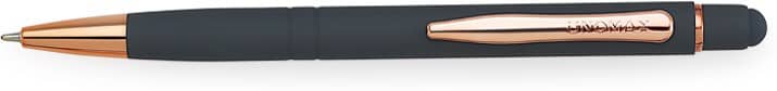 Unomax Soft Touch Premium Metal Body Jet Ink Technology Ball Pen (Pack Of 6, Blue)