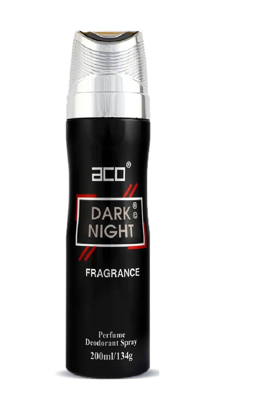 aco perfumes - DARK NIGHT  Perfumed Body   Spray 200ml Perfume Body Spray for Unisex 200 ml ( Pack of 1 )