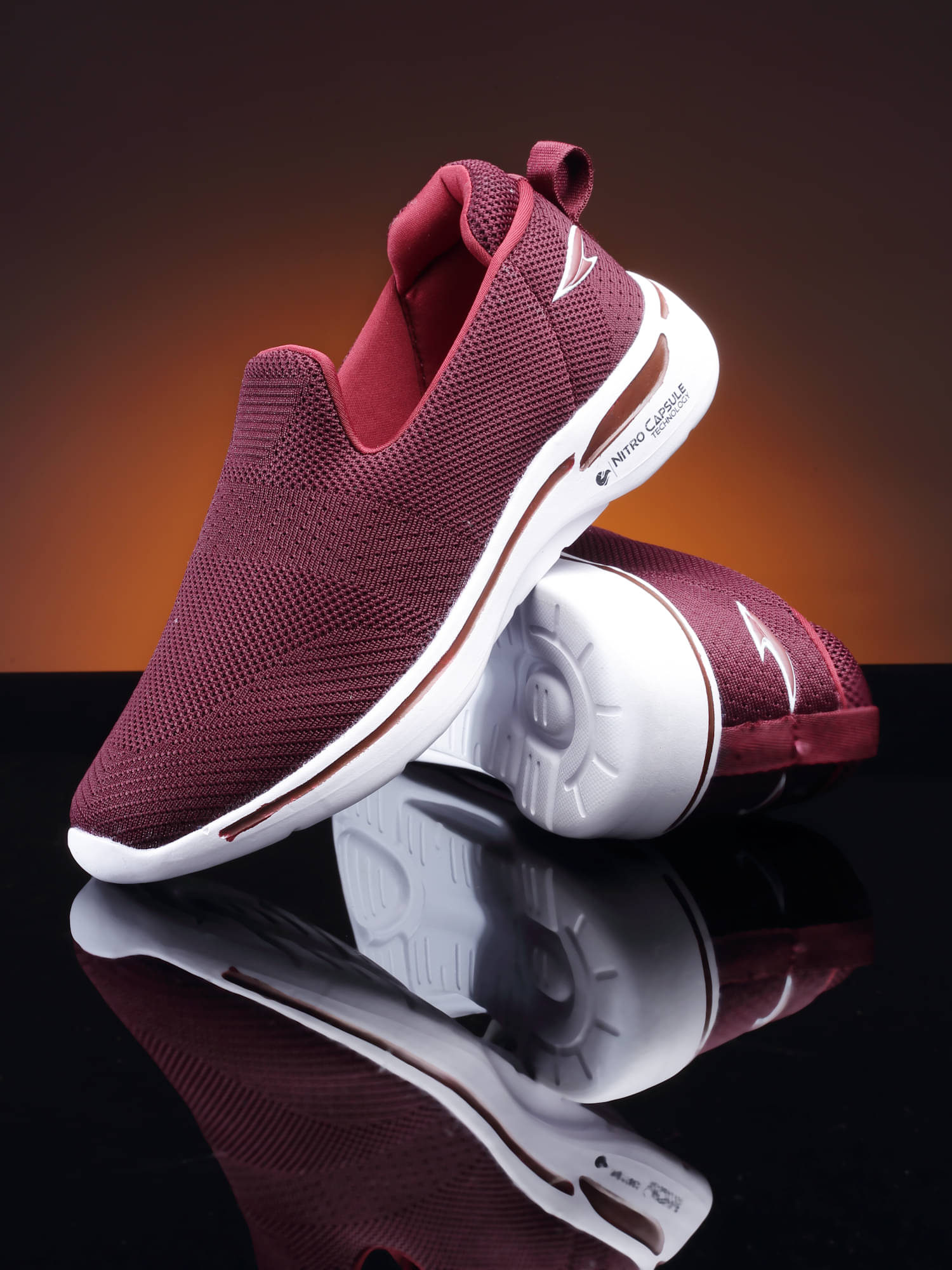     			ASIAN - Maroon Women's Running Shoes