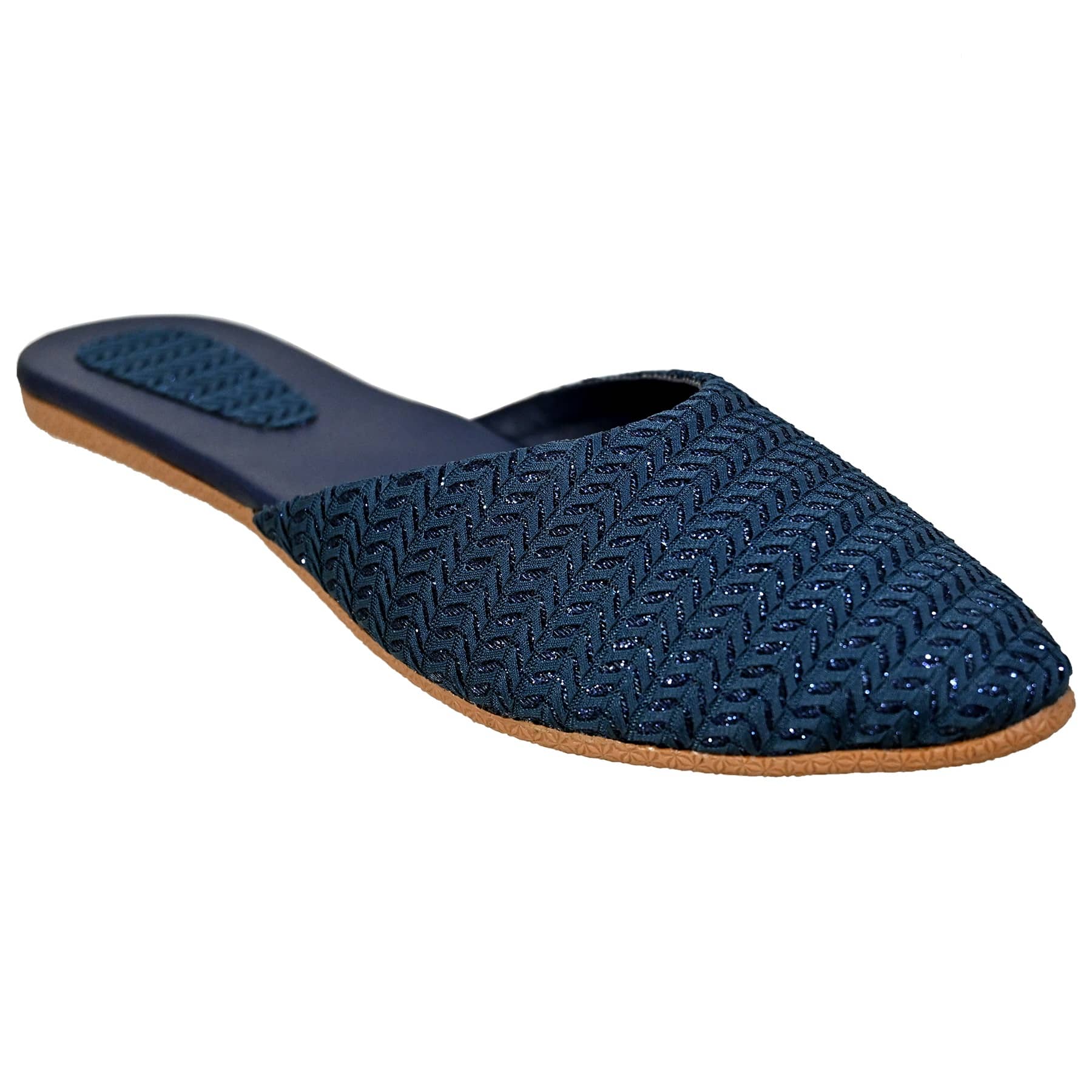 Altek - Navy Women's Mules - Ethnic Shoes | Buy online on ZillyBuy