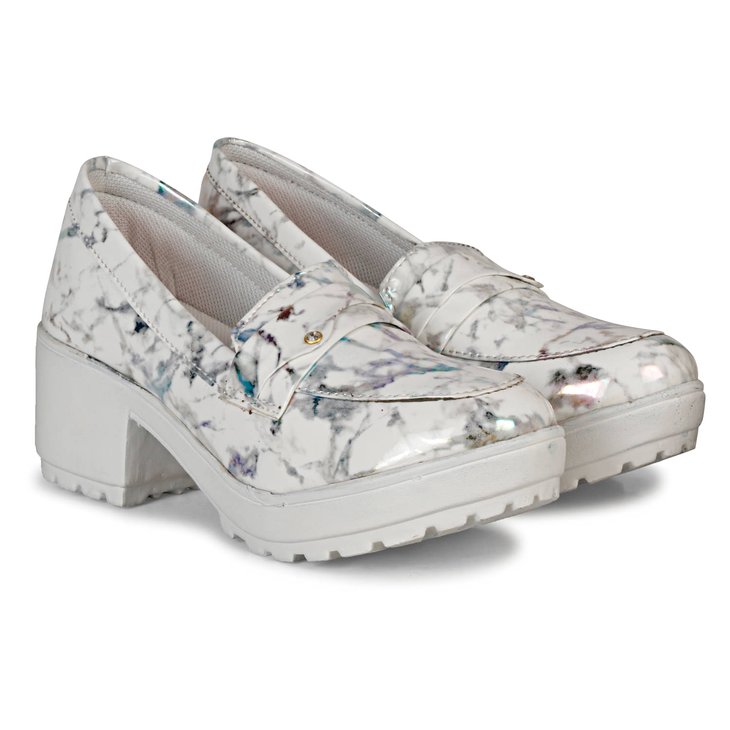     			Commander - White Women's Pumps Heels