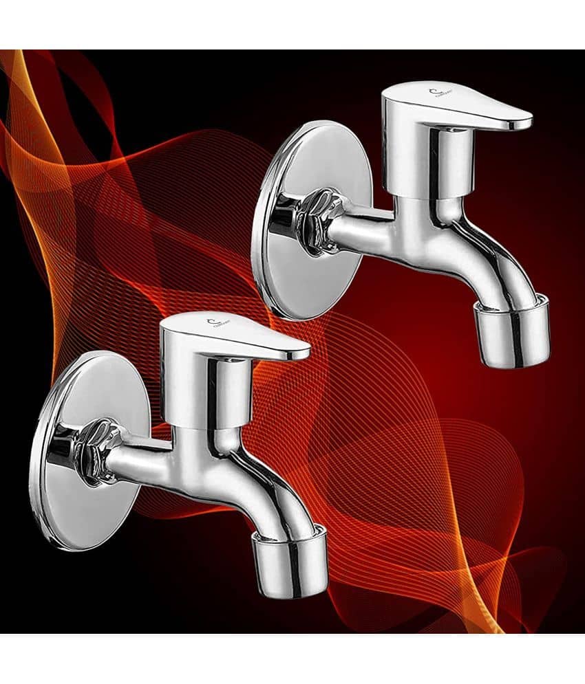 Cossimo Stainless Steel Torrent Bib Cock Tap (Pack of 2) Brass Bathroom Tap (Bib Cock)
