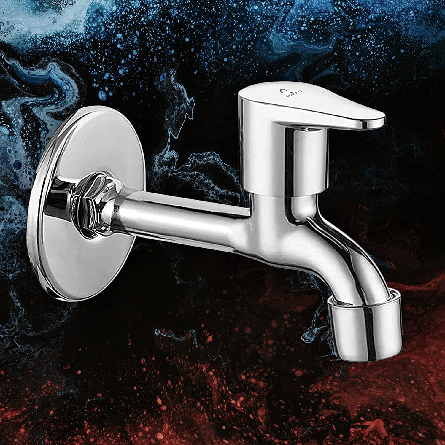     			Cossimo Stainless Steel Vignet Long Bib Tap (Pack of 1) Steel Bathroom Tap (Bib Cock)