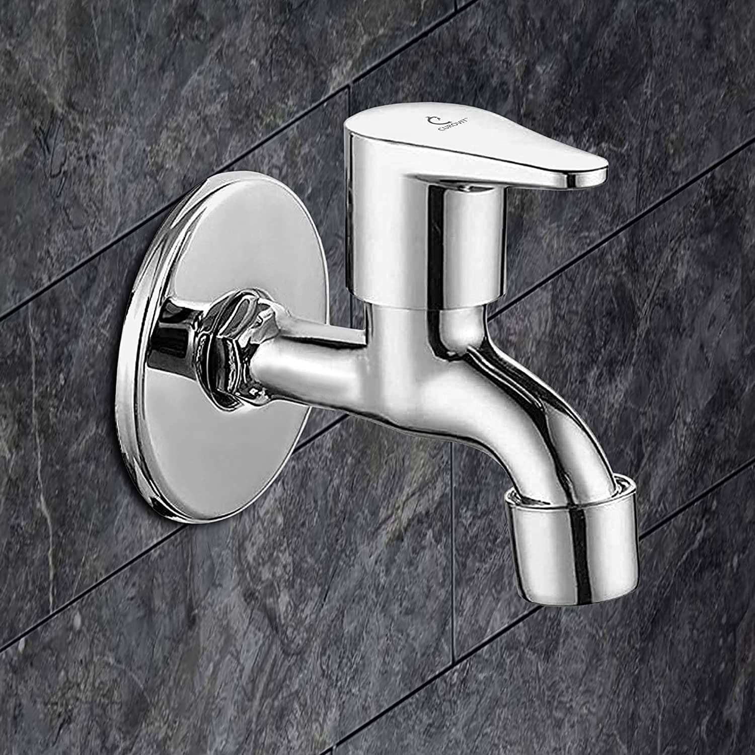 Cossimo Torrent Stainless Steel Bib Cock Tap (Pack of 1) Brass Bathroom Tap (Bib Cock)     			Cossimo Torrent Stainless Steel Bib Cock Tap (Pack of 1) Brass Bathroom Tap (Bib Cock)