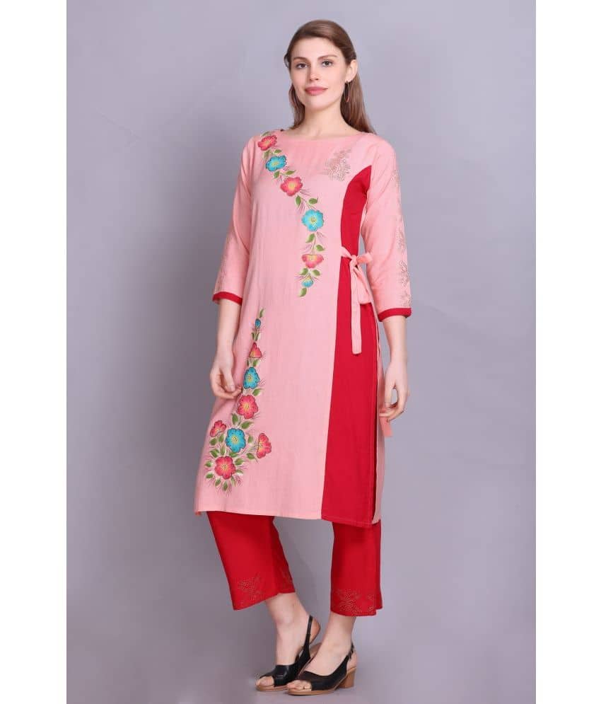 ELTHIA - Green Cotton Women's Straight Kurti ( Pack of 1 ) - Kurtis, Tunics | Buy online on ZillyBuy