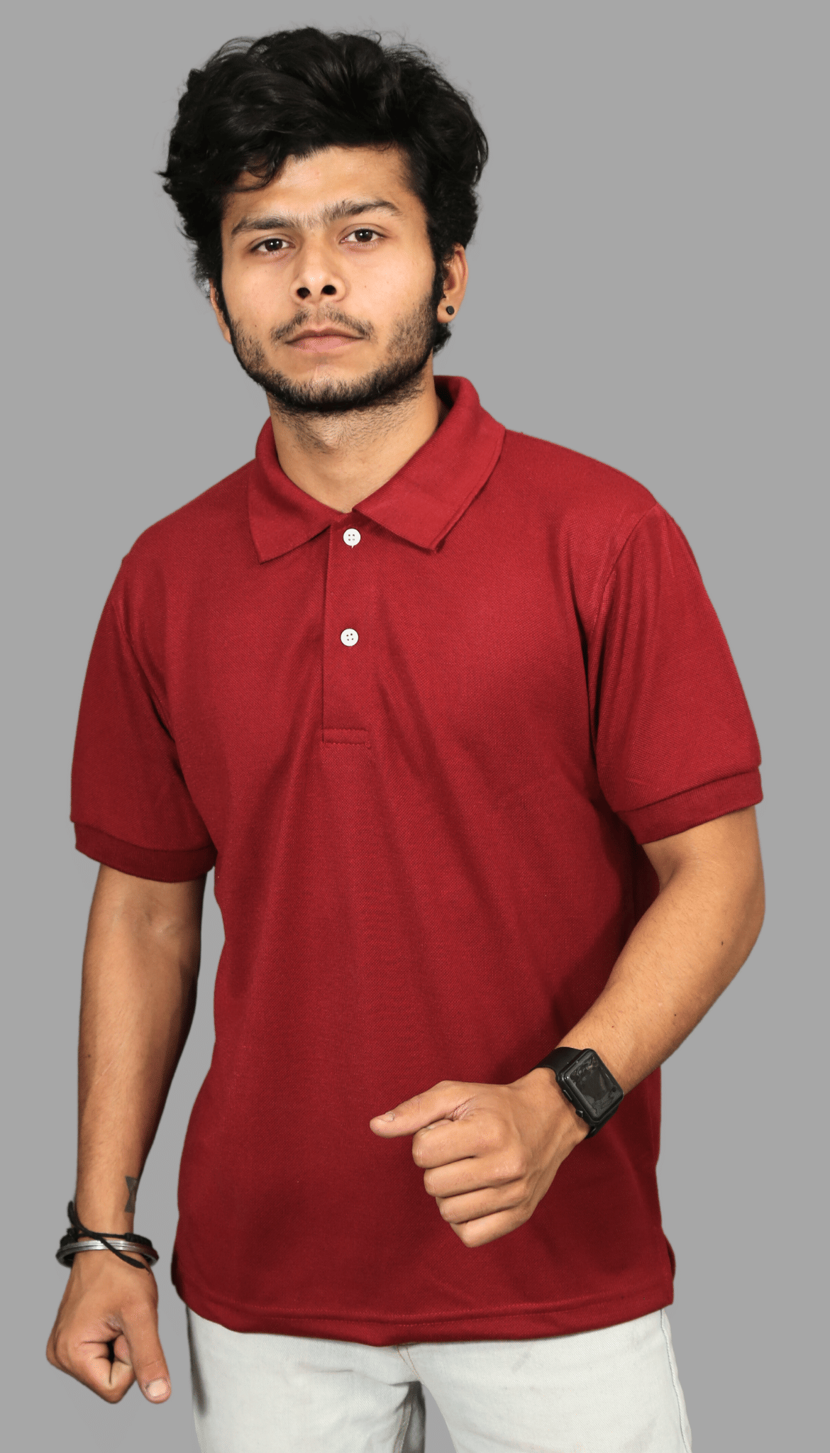 Forbro - Maroon Cotton Regular Fit Men's Sports Polo T-Shirt ( Pack of 1 )