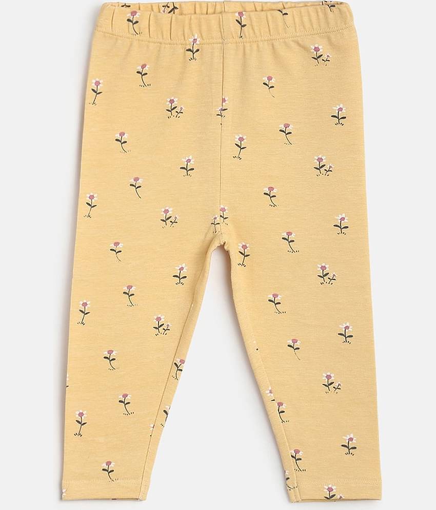 MINI KLUB Pack of 3 Baby Girls Cotton Legging ( Multi )