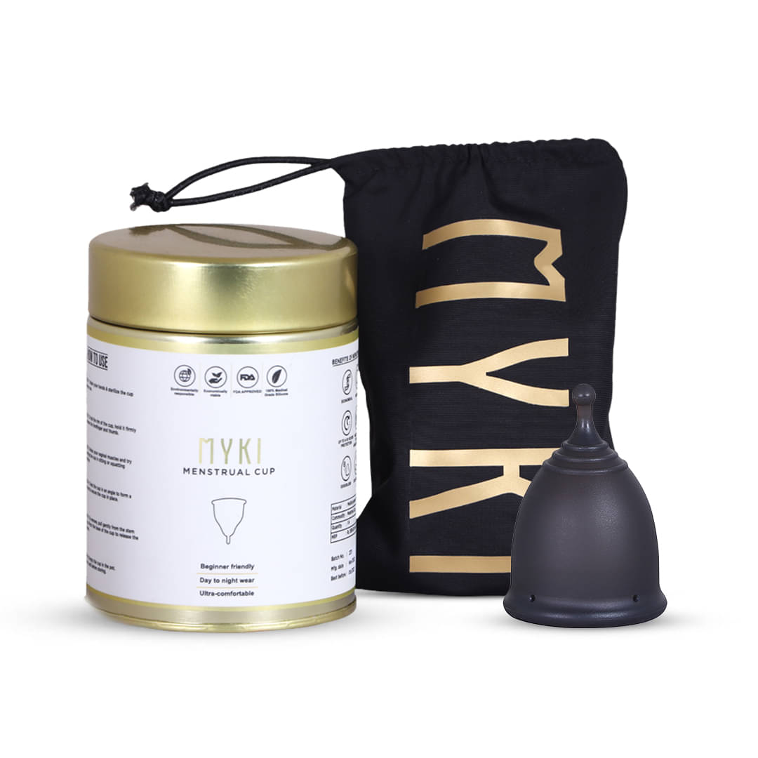 MYKI - Silicone Reusable Menstrual Cup Medium ( Pack of 1 ) MYKI - Silicone Reusable Menstrual Cup Medium ( Pack of 1 )