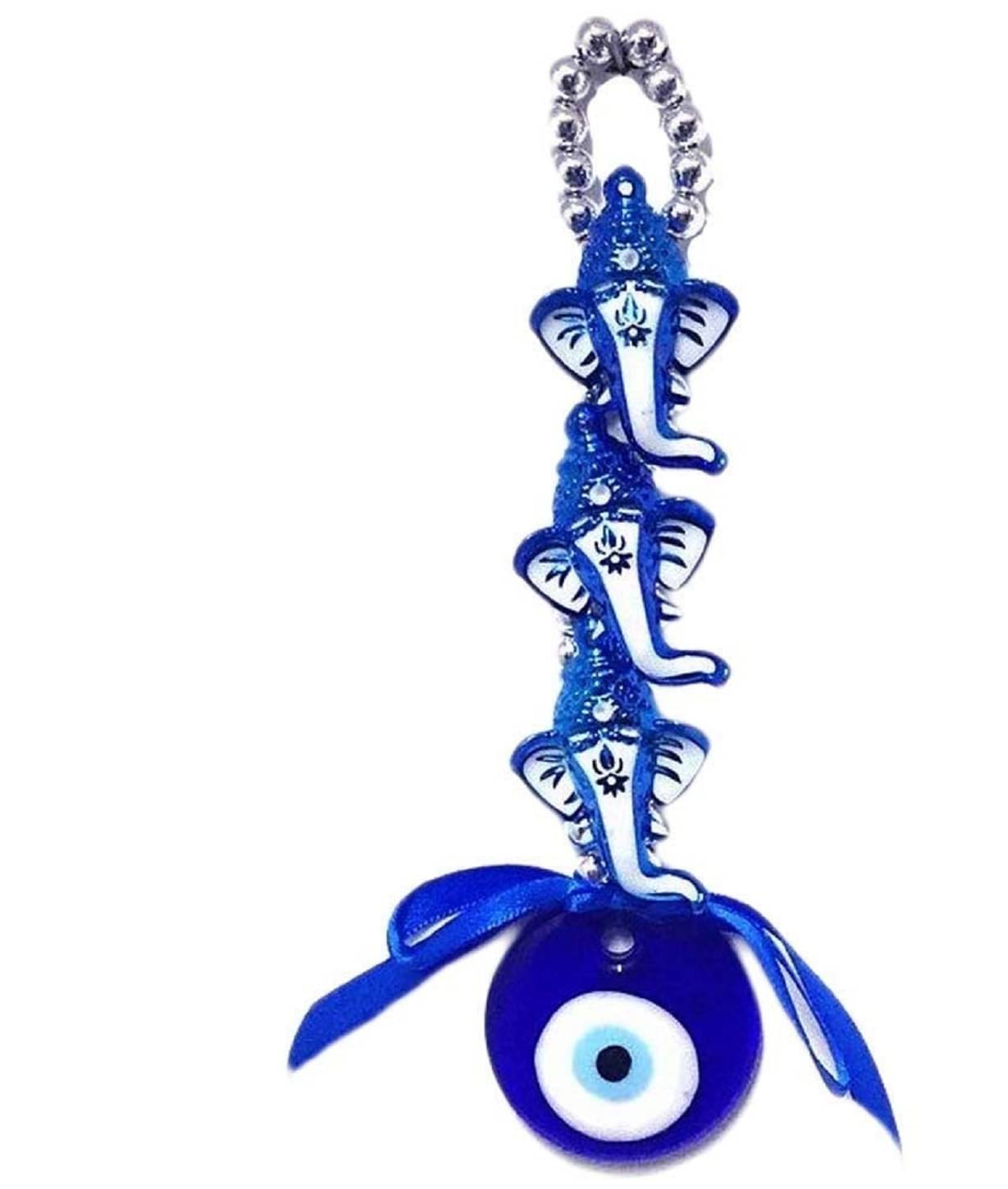     			PAYSTORE - Glass Fengshui Elephant Evil Eye Hanging