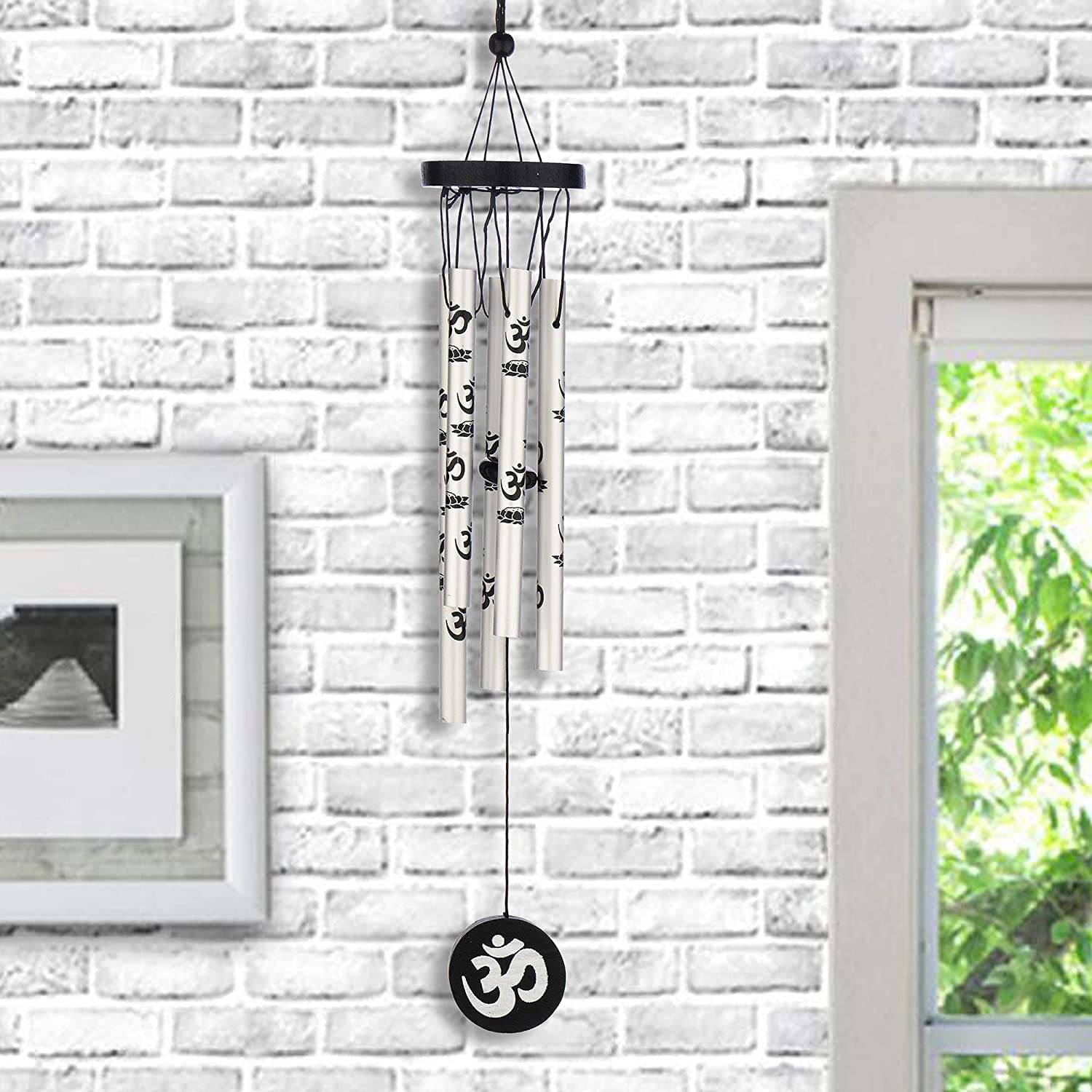     			PAYSTORE - Aluminium Om Wind Chime ( Pack of 1 )