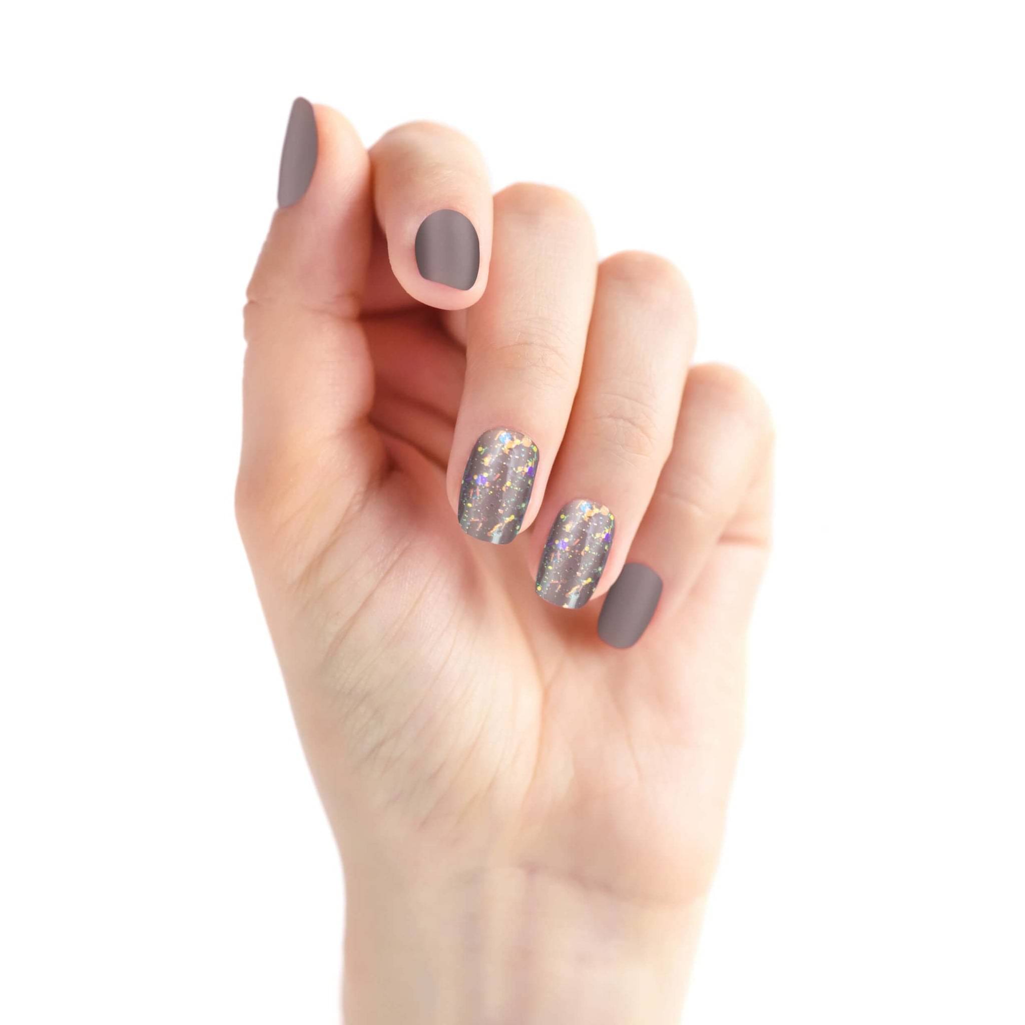     			RENEE Stick On Nails - DN 04, Easy to Apply, Reusable, Salon-Like Finish, 24 Pcs
