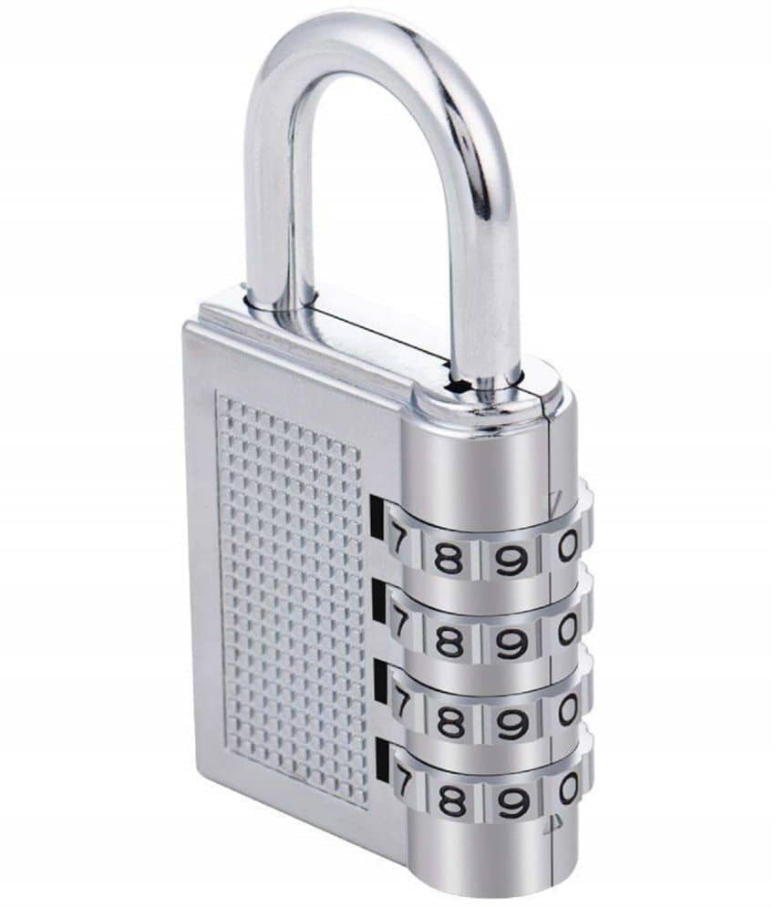 SHB - Silver Pad Lock ( Pack of 1 )